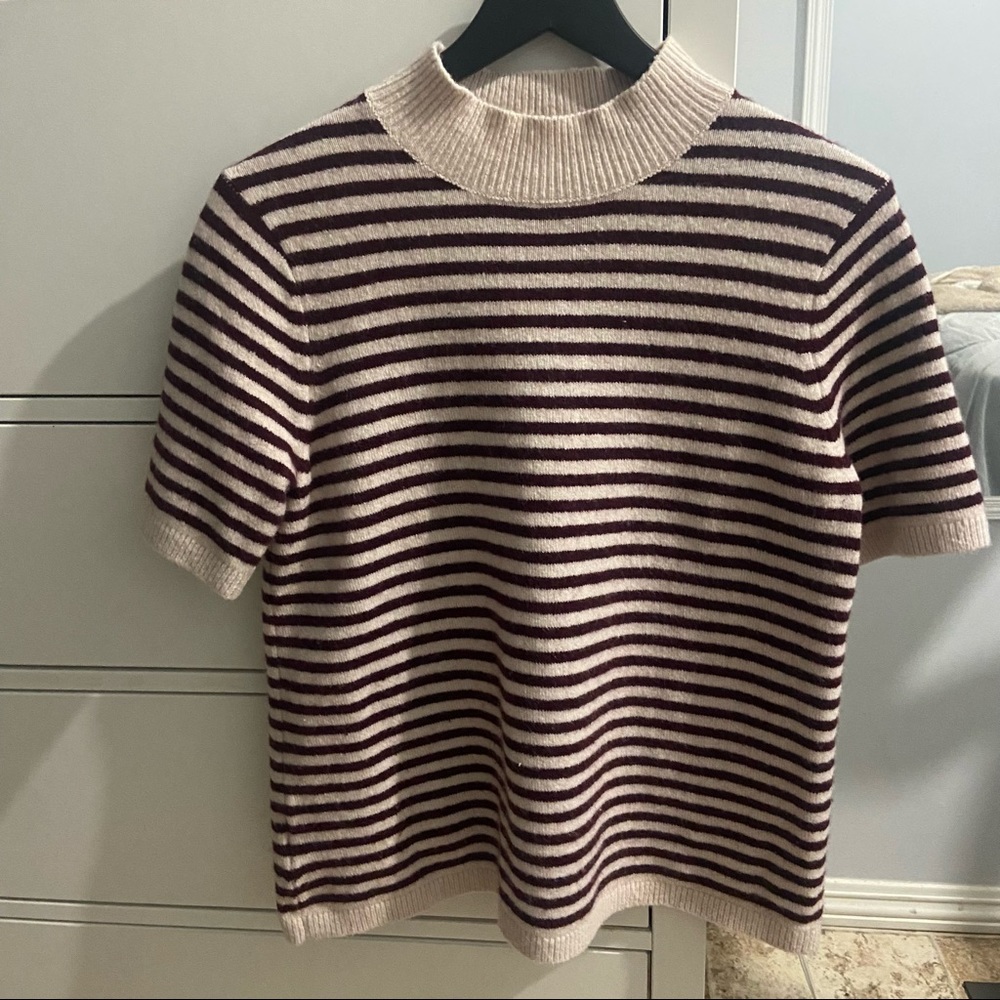 LOFT Short Sleeve Turtleneck